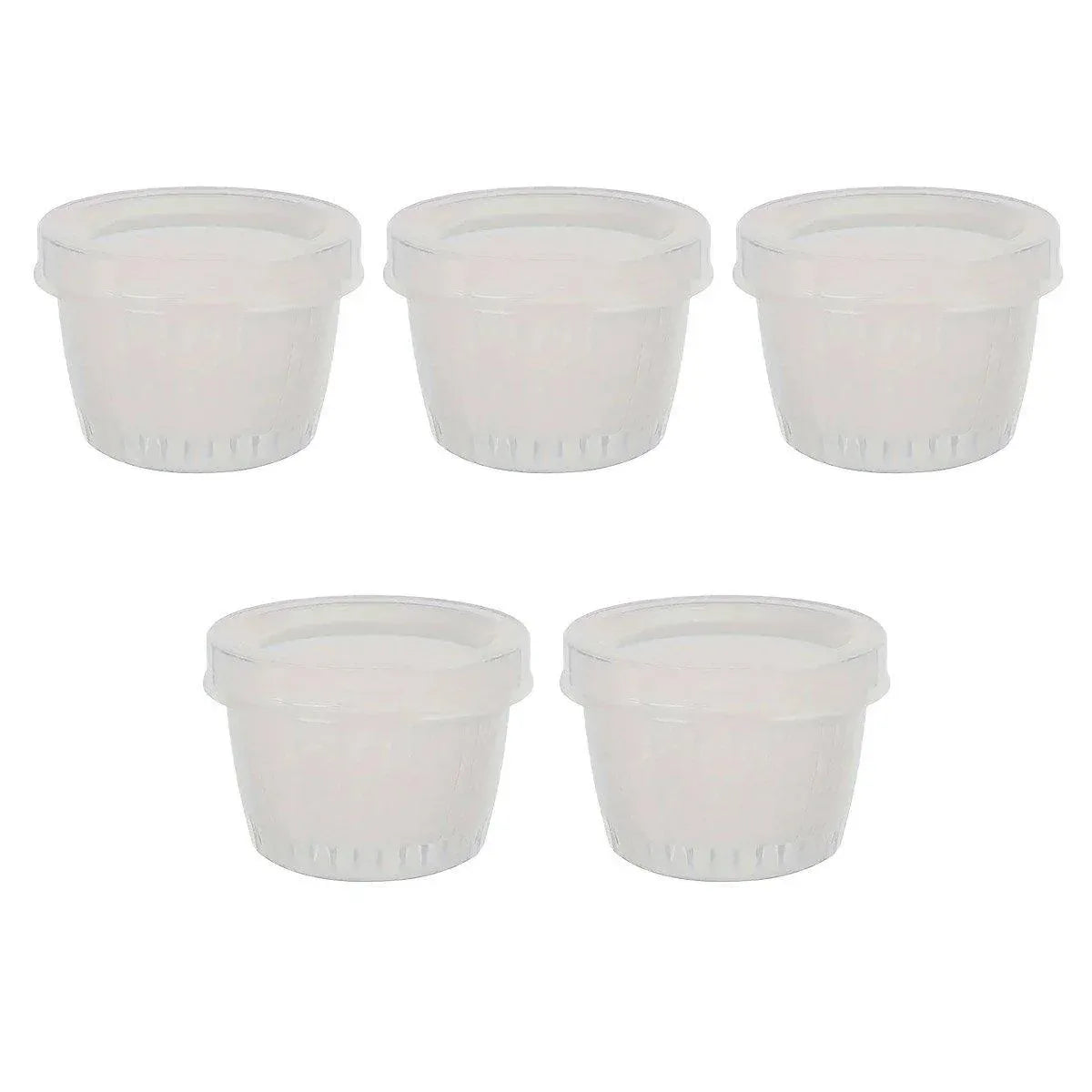 5pcs Plastic Storage Containers with Lids Refrigerator Organizer Box for Kitchen V528-BOX-5PCS-496658