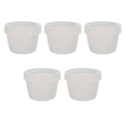 5pcs Plastic Storage Containers with Lids Refrigerator Organizer Box for Kitchen V528-BOX-5PCS-496658