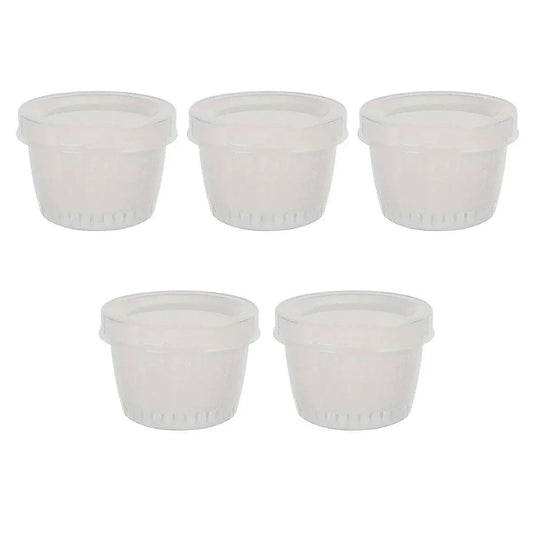 5pcs Plastic Storage Containers with Lids Refrigerator Organizer Box for Kitchen V528-BOX-5PCS-496658