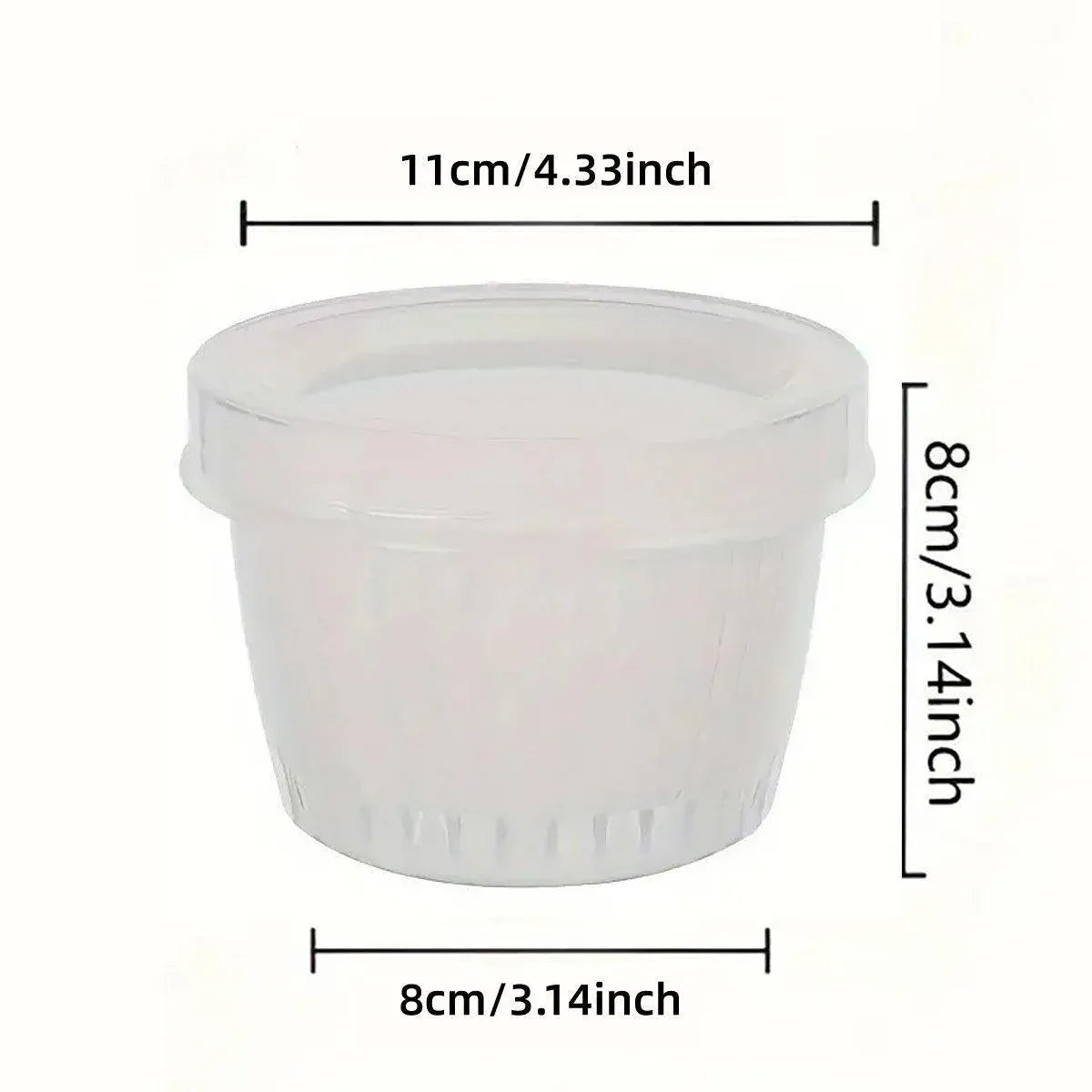 5pcs Plastic Storage Containers with Lids Refrigerator Organizer Box for Kitchen V528-BOX-5PCS-496658
