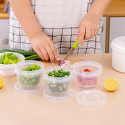 5pcs Plastic Storage Containers with Lids Refrigerator Organizer Box for Kitchen V528-BOX-5PCS-496658