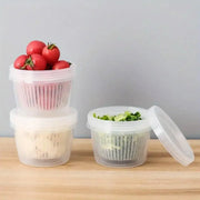 5pcs Plastic Storage Containers with Lids Refrigerator Organizer Box for Kitchen V528-BOX-5PCS-496658