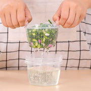 5pcs Plastic Storage Containers with Lids Refrigerator Organizer Box for Kitchen V528-BOX-5PCS-496658
