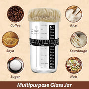 24oz Bread Fermentation Glass Jar Baking Supplies Airtight Container Dough V528-BOX-730ML-B-855075