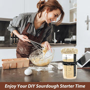 24oz Bread Fermentation Glass Jar Baking Supplies Airtight Container Dough V528-BOX-730ML-B-855075