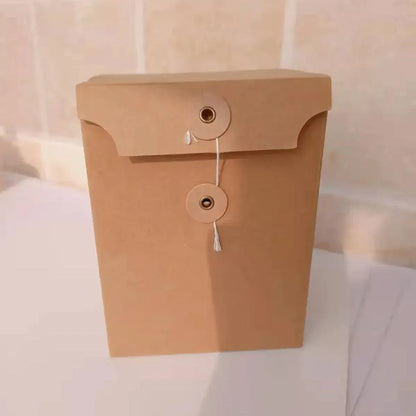 10PCS Kraft Paper Box Corrugated Packaging Box Gift Storage Transport Carton - 8x8x12cm V528-BOX-8-8-12-10PCS-334538