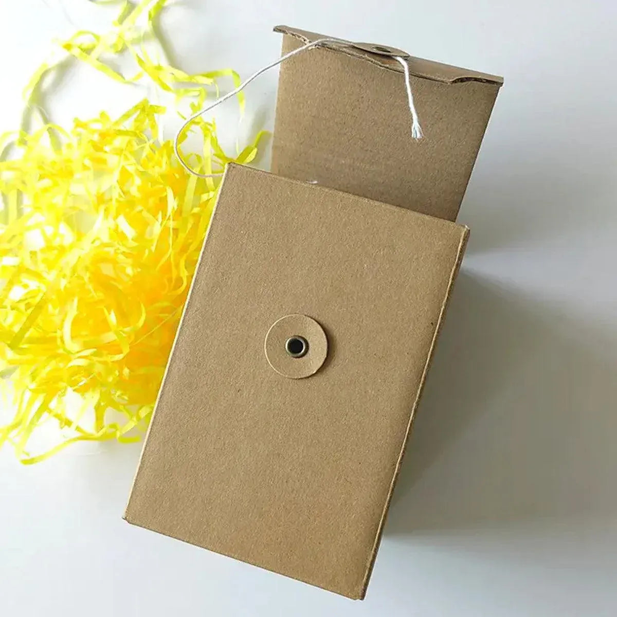 10PCS Kraft Paper Box Corrugated Packaging Box Gift Storage Transport Carton - 8x8x12cm V528-BOX-8-8-12-10PCS-334538