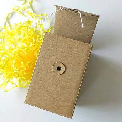 10PCS Kraft Paper Box Corrugated Packaging Box Gift Storage Transport Carton - 8x8x12cm V528-BOX-8-8-12-10PCS-334538