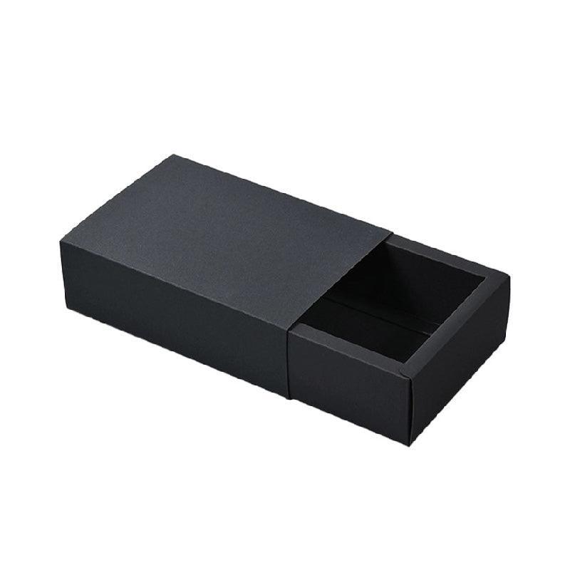 25X Black Kraft Paper Drawer Jewelry Package Necklace Bracelet Gift Package box - 12*12*5-25pcs V528-BOX-BLACK-12-12-5-25PCS-931854