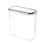 2.5L Kitchen Organizer Transparent Grocery Storage Jar for Food and Pantry Use V528-BOX-BLACK-2500ML-781195