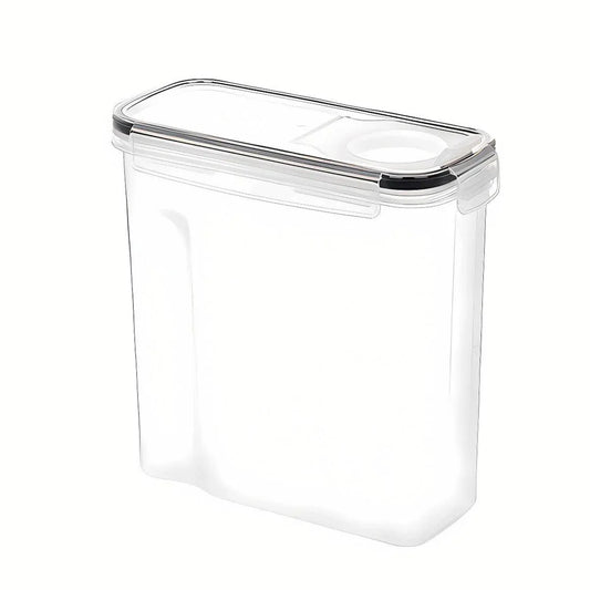 2.5L Kitchen Organizer Transparent Grocery Storage Jar for Food and Pantry Use V528-BOX-BLACK-2500ML-781195