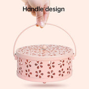 Iron Mosquito Incense Box Fireproof Tray Stand Indoor Household Incense Holder - Blue V528-BOX-BLUE-267096