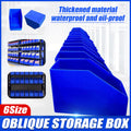 Plastic Storage Box Set 6Size Clear Hard Case Miter Tool Parts Display Organiser - 30x20x30cm
