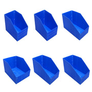 Plastic Storage Box Set 6Size Clear Hard Case Miter Tool Parts Display Organiser - 30x20x30cm