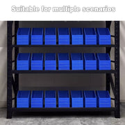 Plastic Storage Box Set 6Size Clear Hard Case Miter Tool Parts Display Organiser - 30x20x30cm