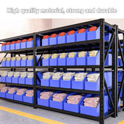 Plastic Storage Box Set 6Size Clear Hard Case Miter Tool Parts Display Organiser - 40x30x35cm
