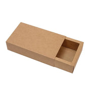 Kraft Paper Drawer Box Packaging Gift Storage Organiser Small Kraft Boxes - 25x8x4cm V528-BOX-KHAKI-25-8-4-25PCS-446558