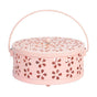 Iron Mosquito Incense Box Fireproof Tray Stand Indoor Household Incense Holder - Pink V528-BOX-PINK-401760
