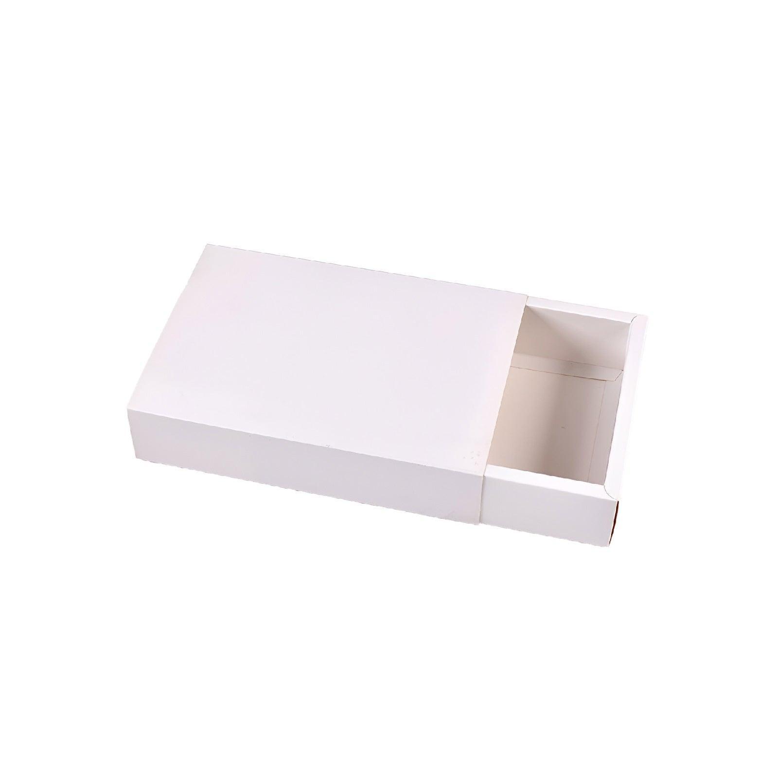 25X White Kraft Paper Drawer Jewelry Package Necklace Bracelet Gift Package box - 28*17*8.5-25pcs V528-BOX-WHITE-28-17-85-25PCS-319928