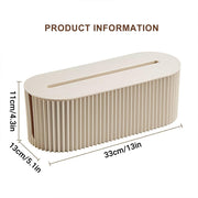 Large Cable Wire Cord Storage Box Case Management Socket Tidy Organizer V528-BOX-WHITE-480384
