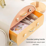 Large Multi-functional Makeup Storage Organizer Rabbit Decor Drawer Cosmetic Box - White V528-BOX-WHITE-657985