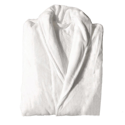 Cotton Kimono Collar Bathrobe Hotel Quality Thick Fleece Towel Embroidered Robe - Waffle V528-BR-WAFFLE-130-355485
