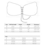 Strapless Backless Invisible Bra Push Up Stick On Silicone Lingerie Adjustable Nude - D V528-BRA-NUDE-D-389196