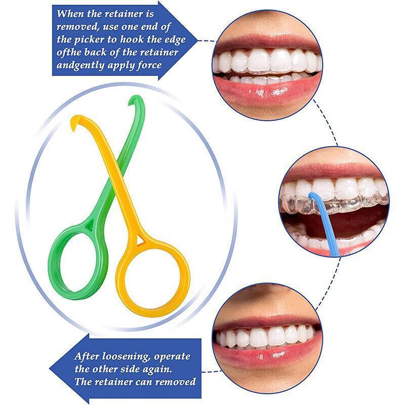 5PCS Aligner Remover Tool Hook Kit for Invisible Braces and Retainer Handling V528-BRACESREMOVER-5PCS-78768