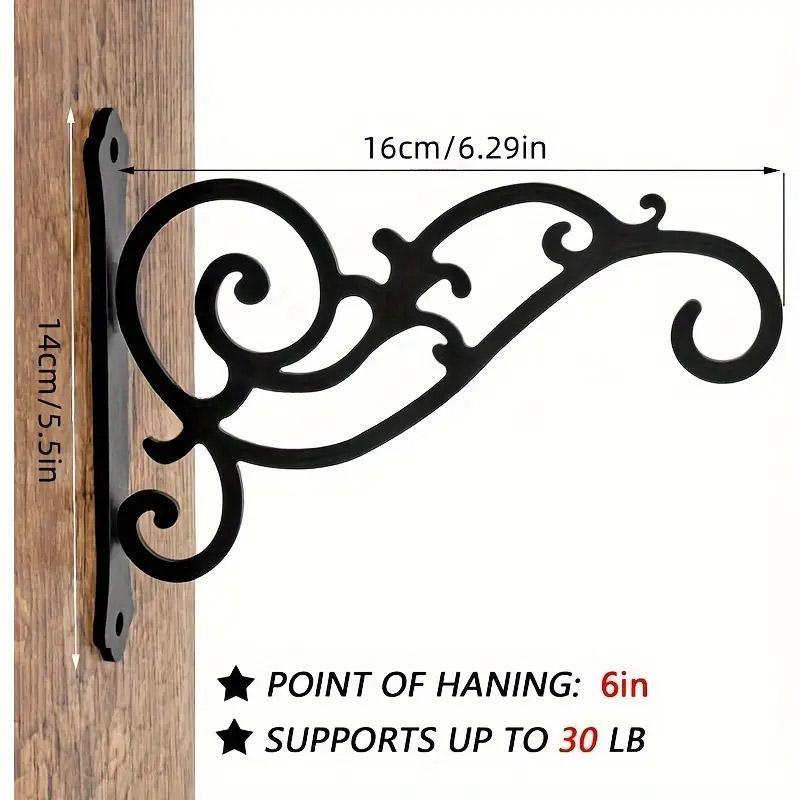 Hanging Plant Holder Iron Hooks Outdoor Planter Hanger Garden Decoration Hooks V528-BRACKET-899858