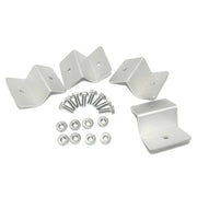 4 Pcs Solar Panel Z-Bracket Mounting Flat Roof Yacht Rv Mount Aluminum Kit Au V528-BRACKETSET-571449