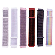 20mm Nylon Braided Sport Loop Velcro Watch Band Strap Compatible Replacement - Black V528-BRAIDED-STRAP-BLACK-932408