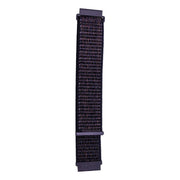 20mm Nylon Braided Sport Loop Velcro Watch Band Strap Compatible Replacement - Black V528-BRAIDED-STRAP-BLACK-932408
