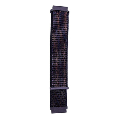 20mm Nylon Braided Sport Loop Velcro Watch Band Strap Compatible Replacement - Rainbow V528-BRAIDED-STRAP-RAINBOW-488521