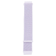 20mm Nylon Braided Sport Loop Velcro Watch Band Strap Compatible Replacement - Red-Black V528-BRAIDED-STRAP-RED-BLACK-335320
