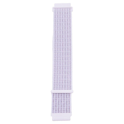 20mm Nylon Braided Sport Loop Velcro Watch Band Strap Compatible Replacement - Red-Black V528-BRAIDED-STRAP-RED-BLACK-335320