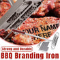 Alphabet Fire Branding Barbecue Grill Tool Custom Branding Iron for BBQ Meat V528-BRAND-968339