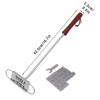 Alphabet Fire Branding Barbecue Grill Tool Custom Branding Iron for BBQ Meat V528-BRAND-968339