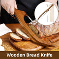 Wooden Bread Cutter Saw for Perfect Slice Cutting Tool Bread Slicer Kitchen V528-BREAD-KNIFE-987484