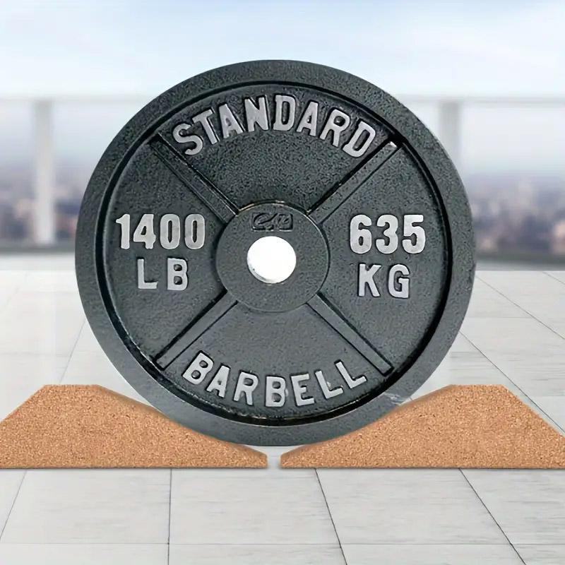 2pcs Cork Wedge Shaped Fitness Bricks Deep Squat Special Exercise Blocks Yoga V528-BRICK-2PCS-342462
