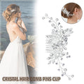 Bridal Headpieces Crystal Wedding Accessories White Jewelry Hair Comb Party Au V528-BRIDALHEADPIECE-678894