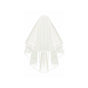 Bridal 2 Layer Wedding Veil with Comb Satin Edge Short Tulle for Women White Ivory - Beige V528-BRIDALWEDDING-IVORY-827299