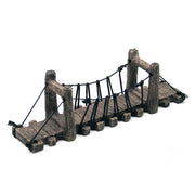 Resin Bridge Aquarium Decoration Fish Tank Accessories Shrimp Tortoise Climbing - Suspension Bridge-L V528-BRIDGE-STRAIGHT-L-830266
