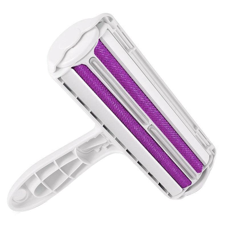 Pet Hair Remover Brush Dog Cat Fur Cleaning Roller Reusable Self Cleaning Tool - Red V528-BRISTLEBRUSH-RED-644561