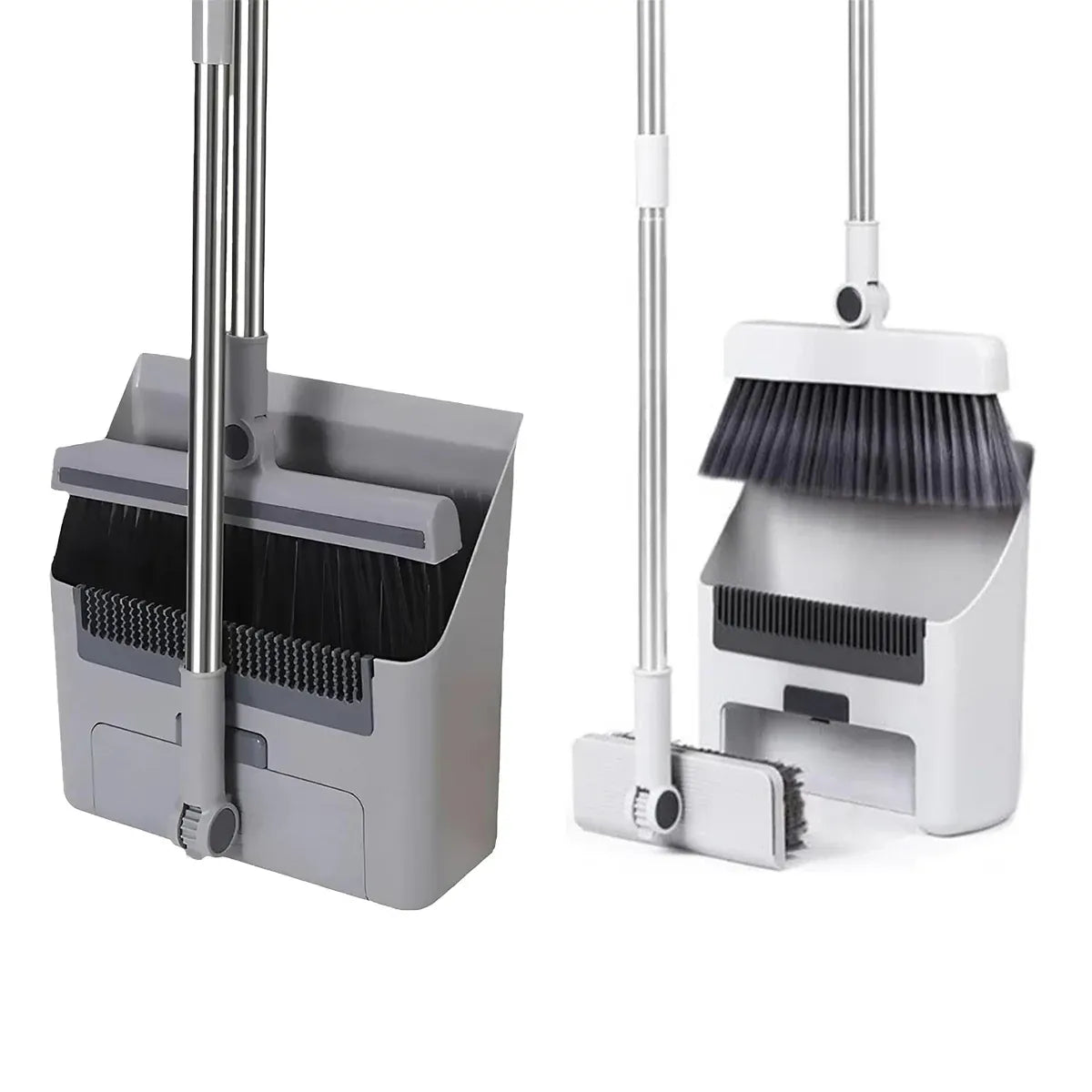 3 in1 Broom Set for Winnowing Brushing Handheld Cleaning Tool Home Kitchen Floor - Grey V528-BROOM-GREY-297531