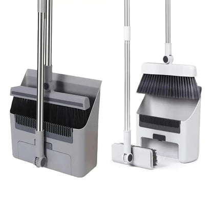 3 in1 Broom Set for Winnowing Brushing Handheld Cleaning Tool Home Kitchen Floor - White V528-BROOM-WHITE-332827