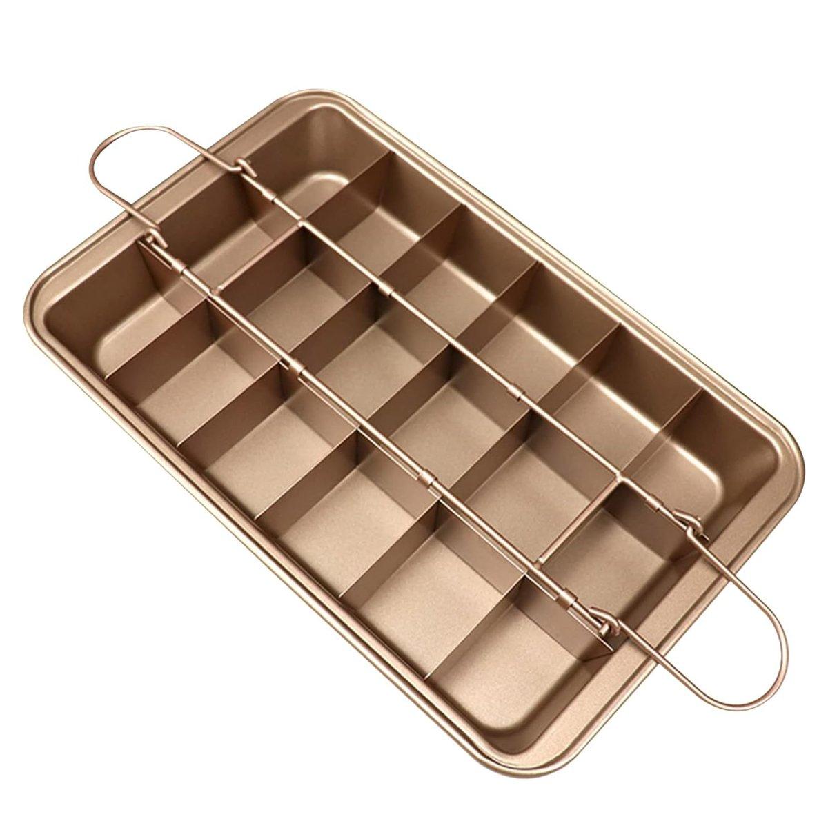 Non Stick Square Baking Pan Cake Mold Durable Kitchen Baking Tools for Home Use V528-BROWNIE-PAN-175244