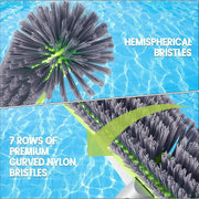 Swimming Pool Cleaning Brush Corner Scrub Brush Pool Wall Floor Cleaner Tool V528-BRUSH-548467
