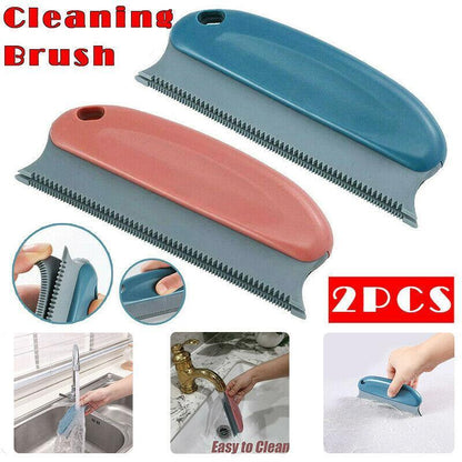 2PCS Reusable Pet Hair Remover Brush for Sofa Carpet Clothes Car Interior Cleaning V528-BRUSH-DARKBLUERED2PCS-61557