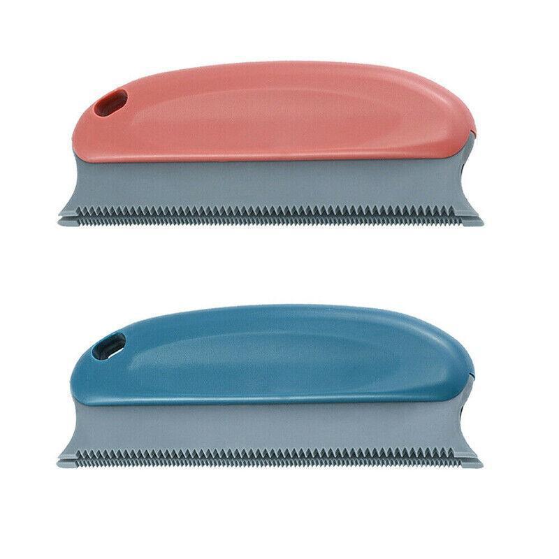 2PCS Reusable Pet Hair Remover Brush for Sofa Carpet Clothes Car Interior Cleaning V528-BRUSH-DARKBLUERED2PCS-61557