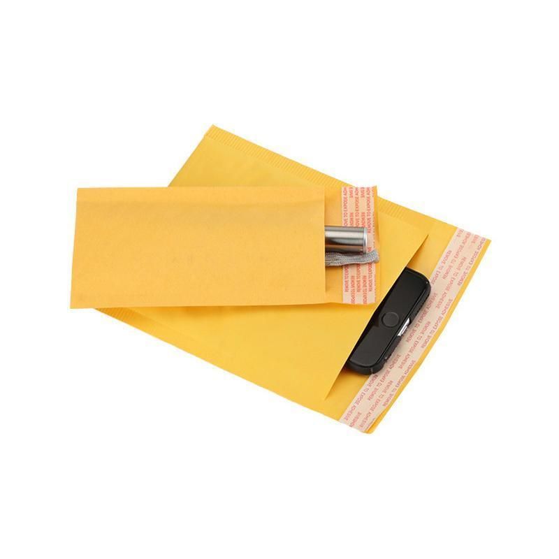 25PCS Poly Bubble Mailer Yellow Colour Multi-Size Plastic Padded Bag - 25PCS-14x20CM V528-BUBBLEBAG-14X20-4-25PCS-54213